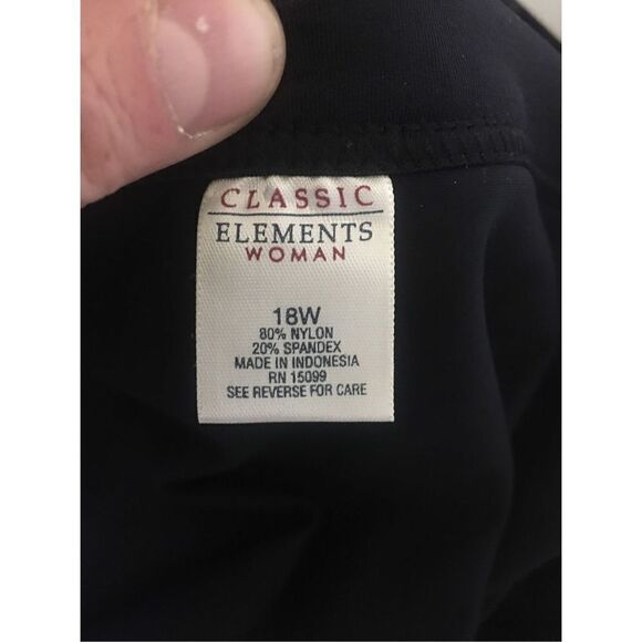 Vintage  2 Piece Classic Elements Swimsuit 16 W - Picture 8 of 12